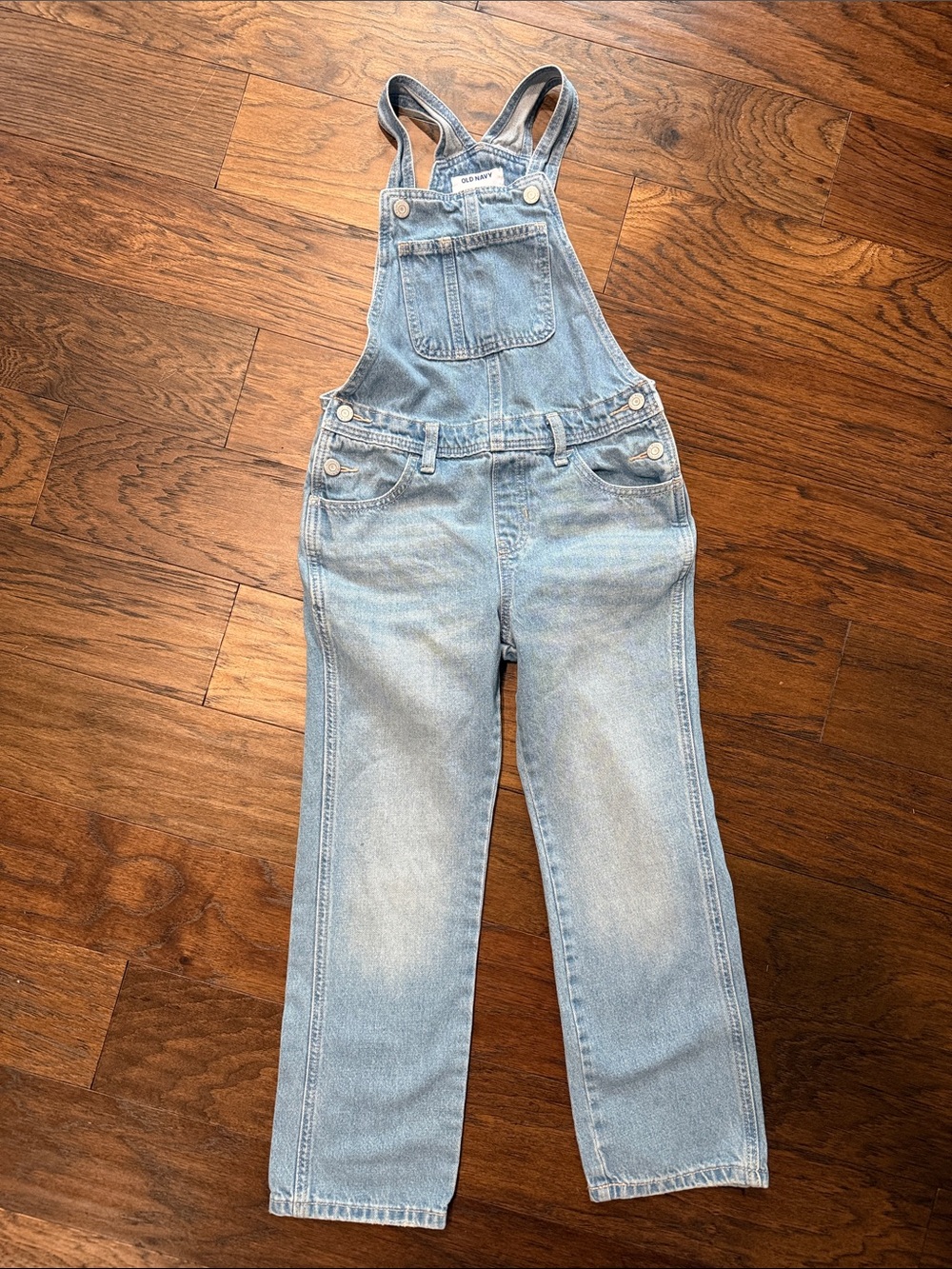 Old Navy Light Blue Denim Kids Overalls size M